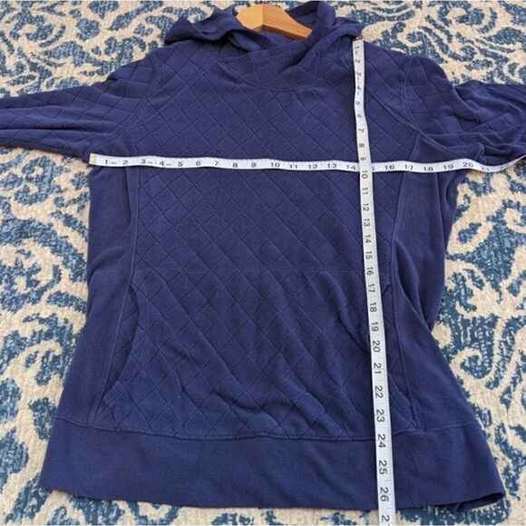 Columbia diamond pattern hooded fleece pullover - Picture 7 of 9